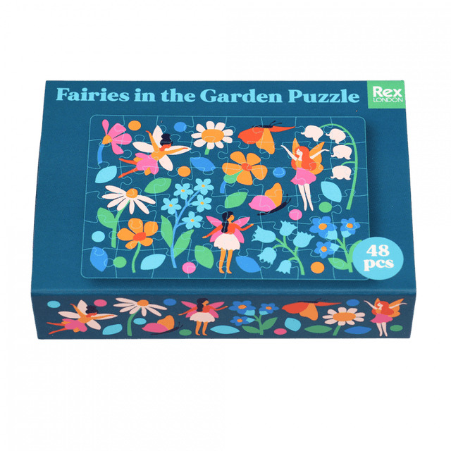 Fairies In The Garden Matchbox Puzzle