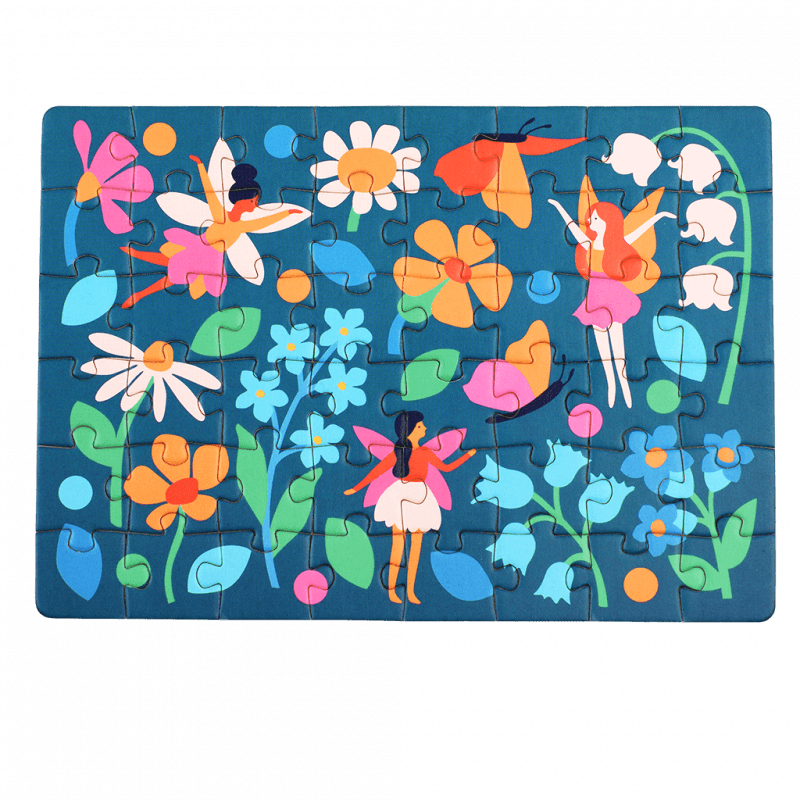 Fairies In The Garden Matchbox Puzzle