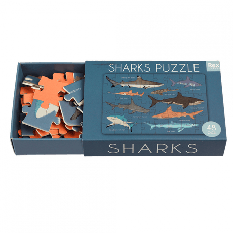 Sharks Matchbox Puzzle