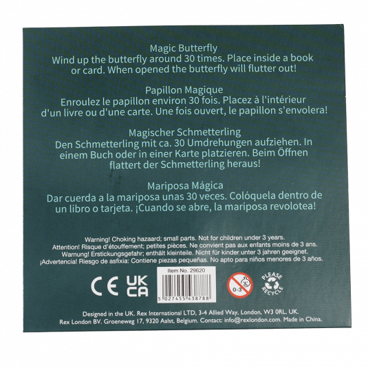 Pink Magic Flying Butterfly