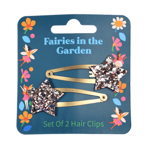 Fairies Glitter Star Hair Clips