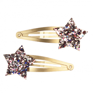 Fairies Glitter Star Hair Clips