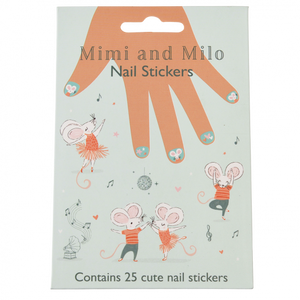 Mimi And Milo Mouse Nail Stickers