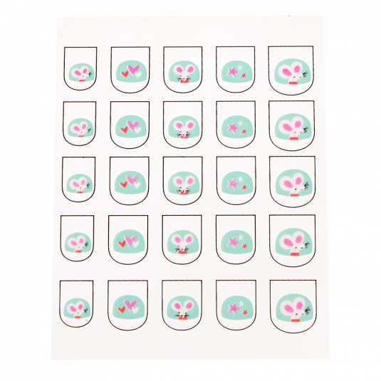 Mimi And Milo Mouse Nail Stickers