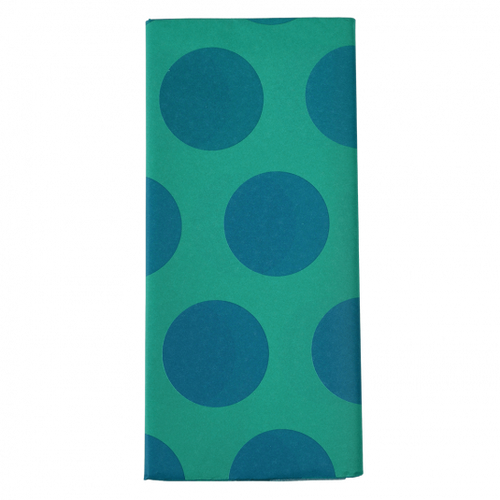 Blue On Turquoise Tissue Paper