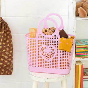Pink Amelie Basket Bag