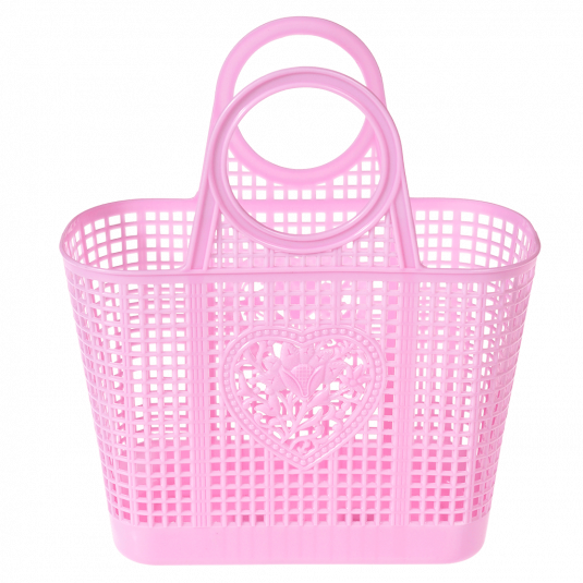 Pink Amelie Basket Bag