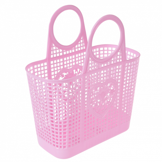 Pink Amelie Basket Bag