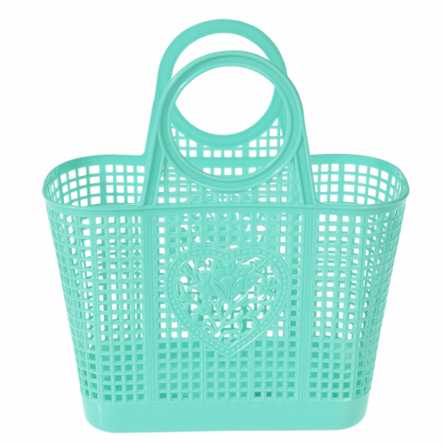 Aqua Amelie Basket Bag