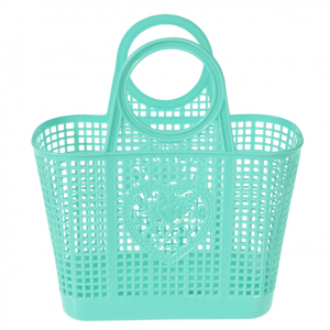 Aqua Amelie Basket Bag