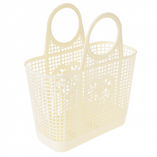 Cream Amelie Basket Bag