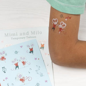 Mimi And Milo Mouse Temporary Tattoos