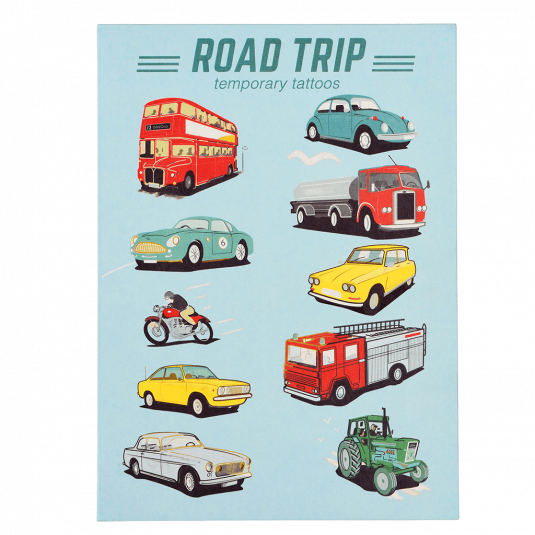 Road Trip Temporary Tattoos