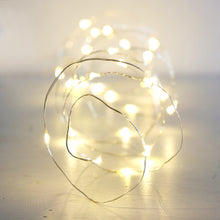 Load image into Gallery viewer, Silver LED Wire String Lights