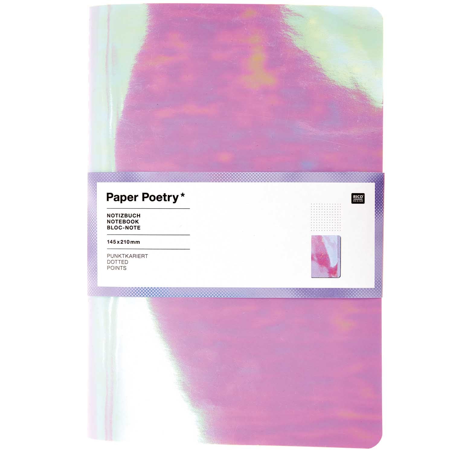 Iridescent Shiny Pink Notebook