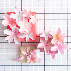 Assorted Paper Decorative Flowers