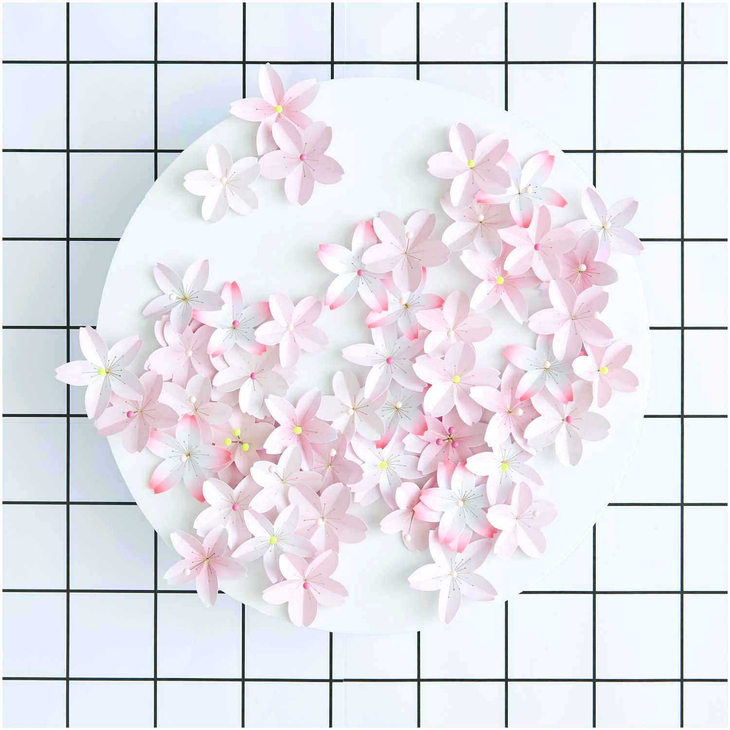 Mini Paper Decorative Flowers