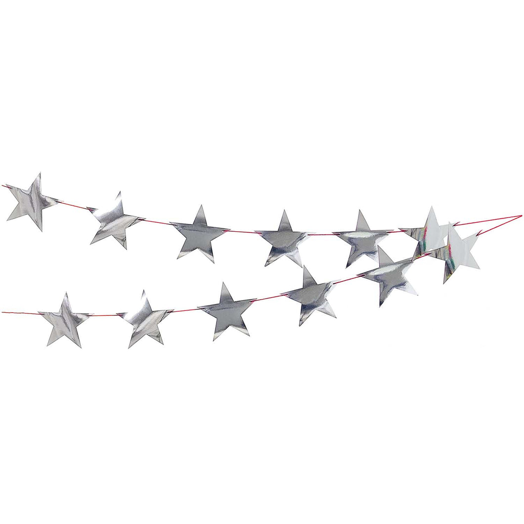 Silver Star Garland