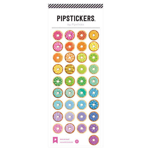 Drive Me Glazy Donut Stickers