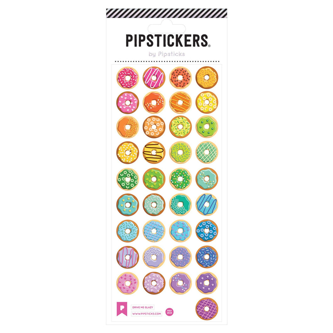 Drive Me Glazy Donut Stickers