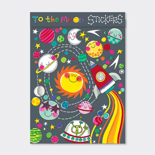 To the Moon Sticker Book
