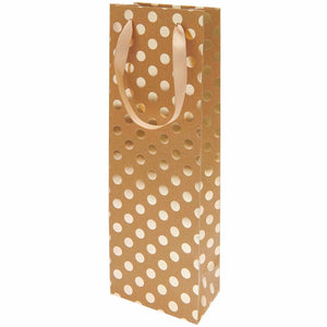 Natural Gold Spot Bottle Bag