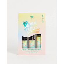 Load image into Gallery viewer, Good Vibes Set - Bath Oil, Room Spray &amp; Rollerball