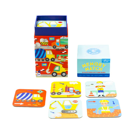 Construction Memory Match Game