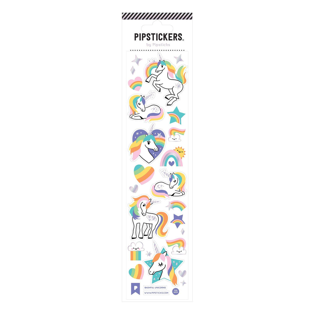 Bashful Unicorns Stickers