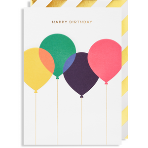 Happy Birthday Bright Balloons Card