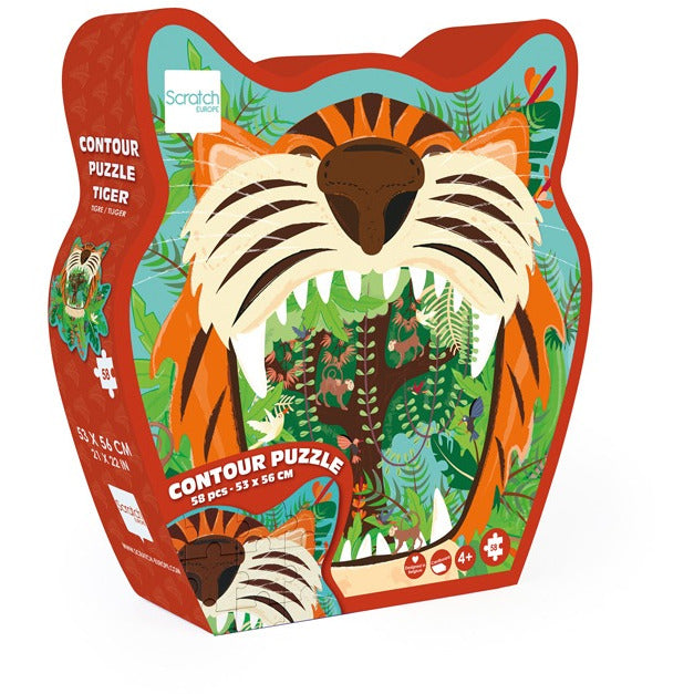 59 Piece Tiger Puzzle
