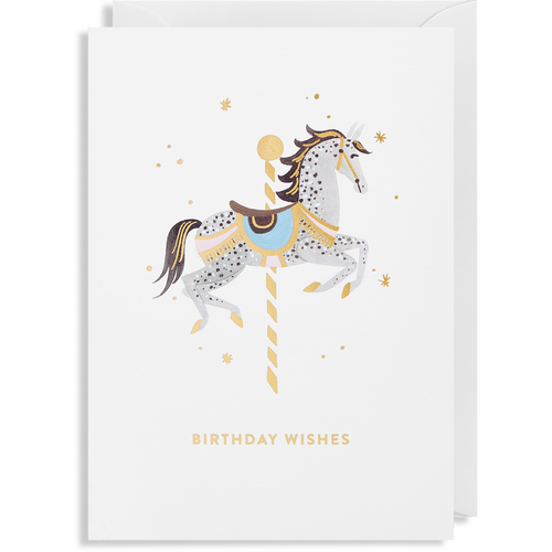 Happy Birthday Carousel Card