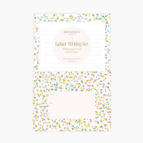 Confetti Letter Writing Set