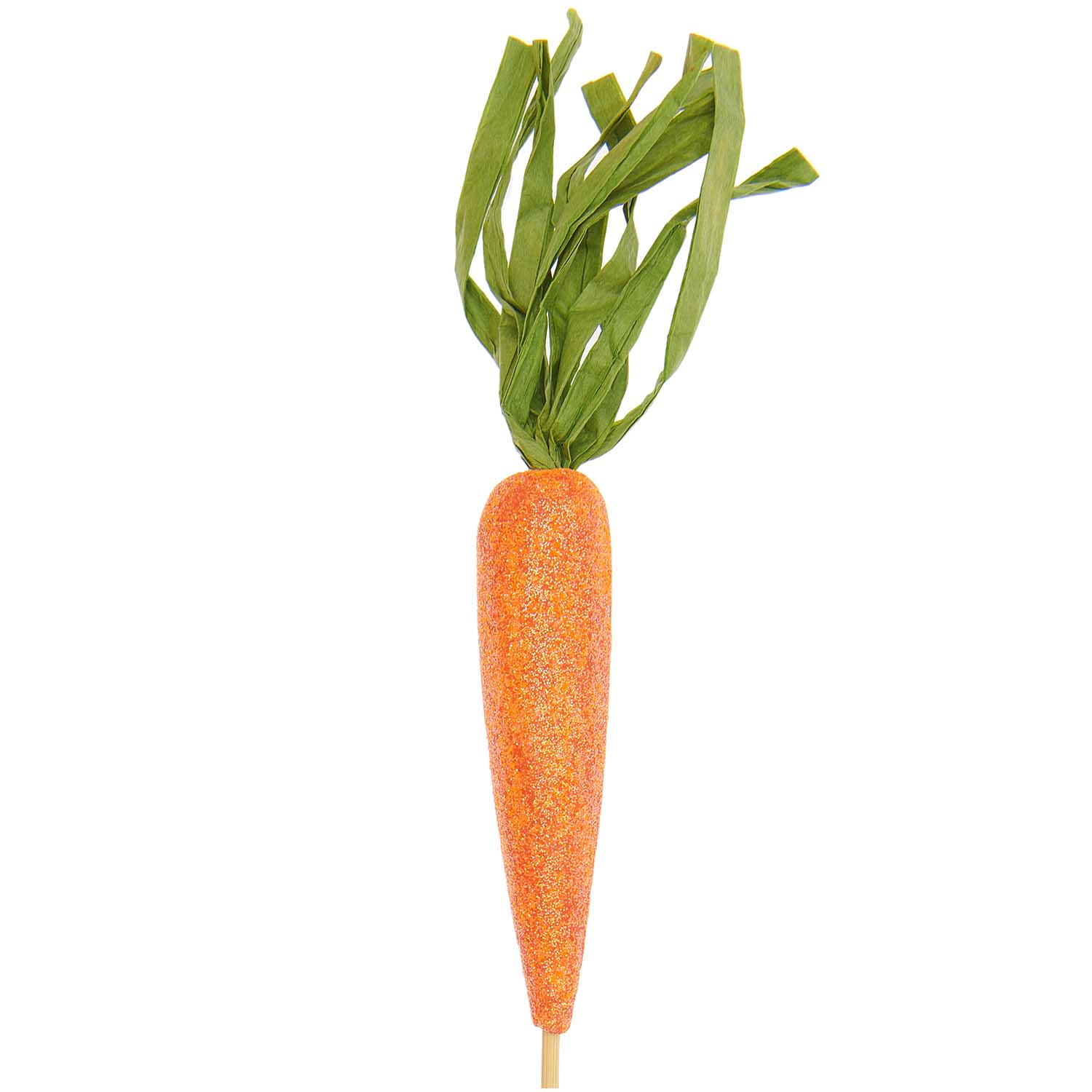 Glitter Carrot Decoration