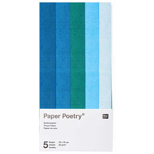 Blue And Green Tissue Paper