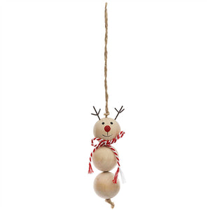 Wooden Reindeer Decoration