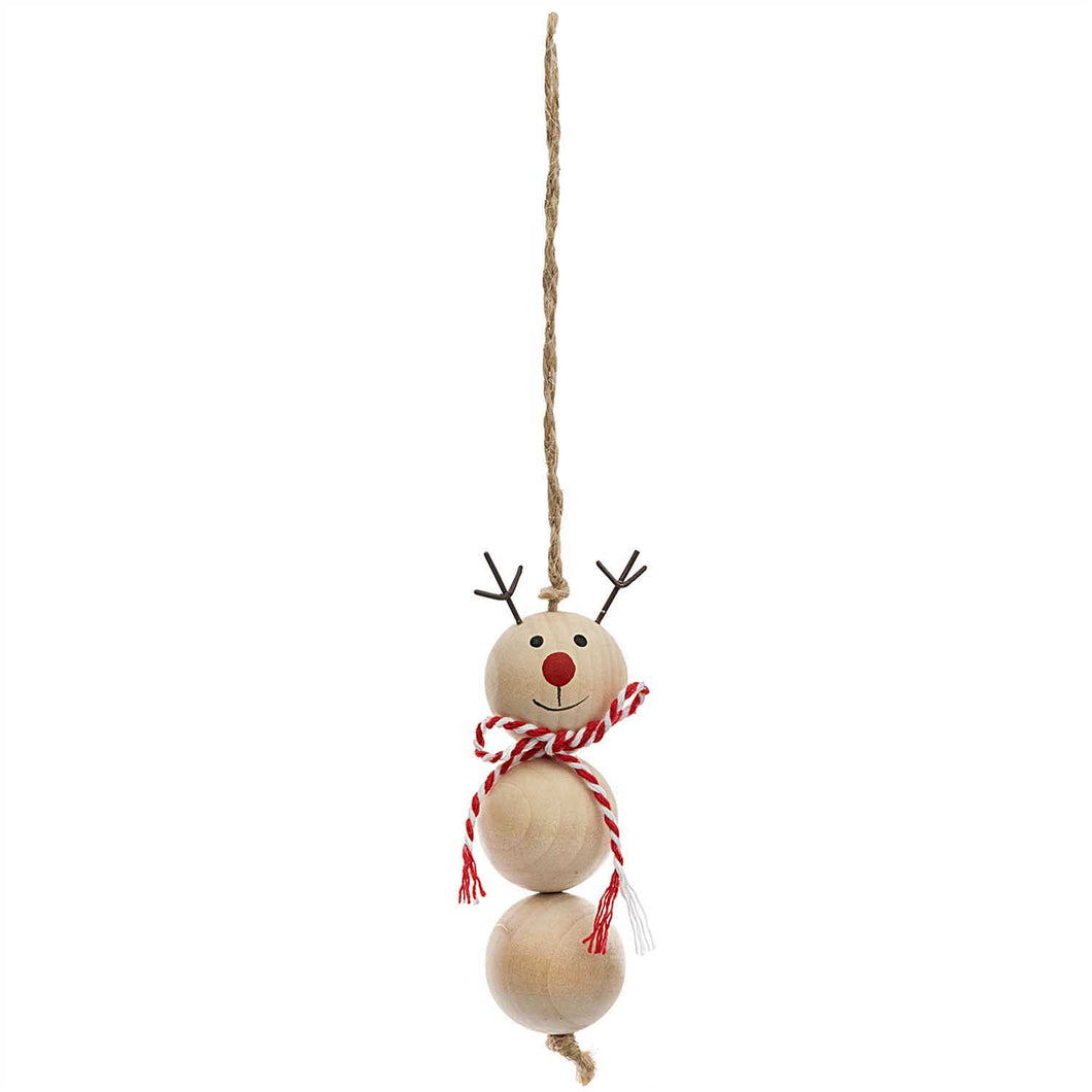 Wooden Reindeer Decoration