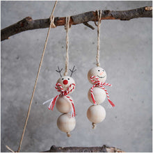 Load image into Gallery viewer, Wooden Reindeer Decoration
