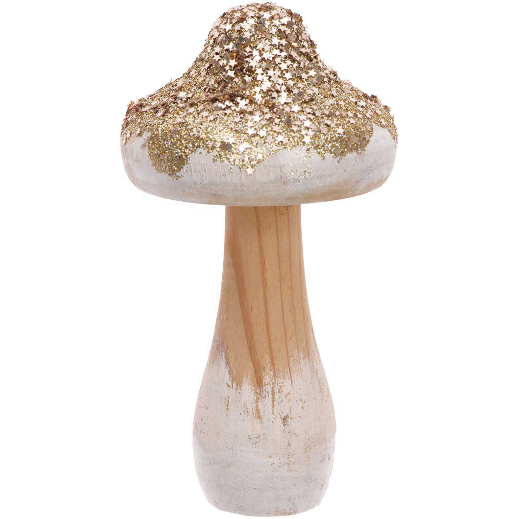 Gold Extra Large Glitter Mushroom