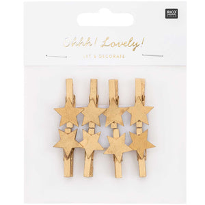 Gold Star Pegs