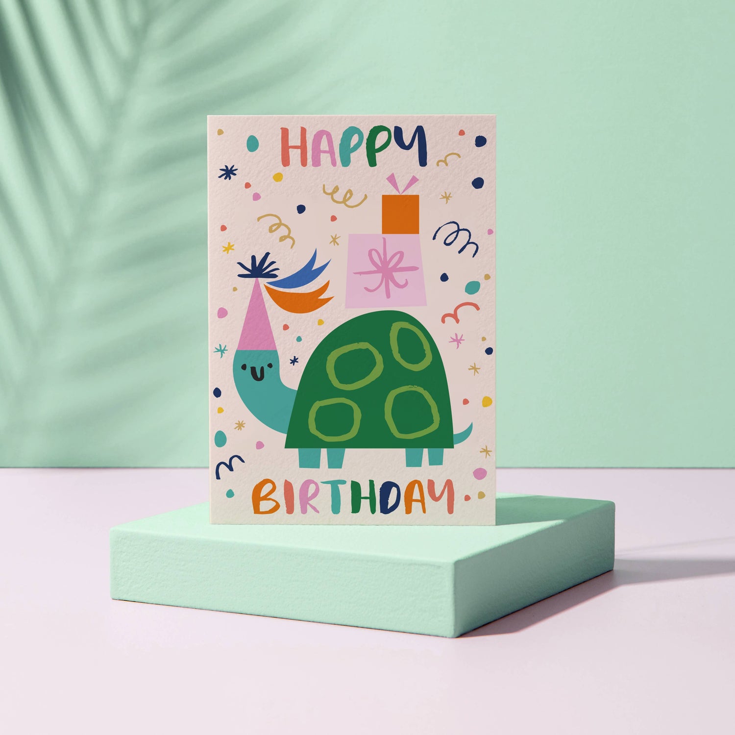 Happy Birthday Turtle Presents Card