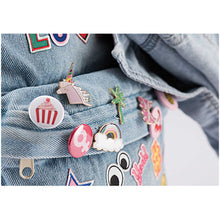 Load image into Gallery viewer, Rainbow with Clouds Pin