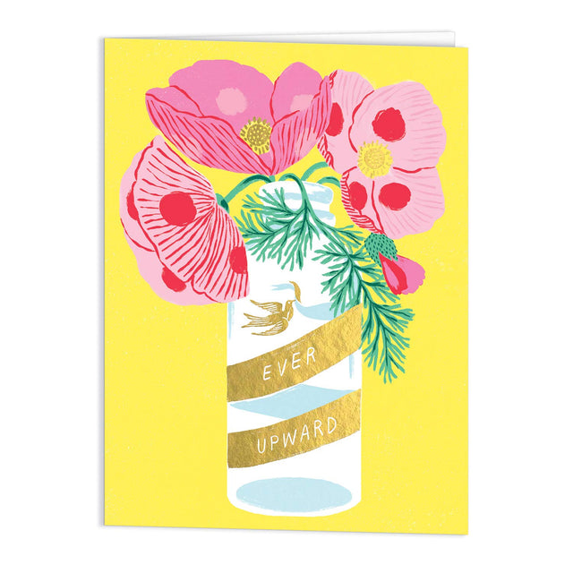 Ever Upward Floral Greeting Cards