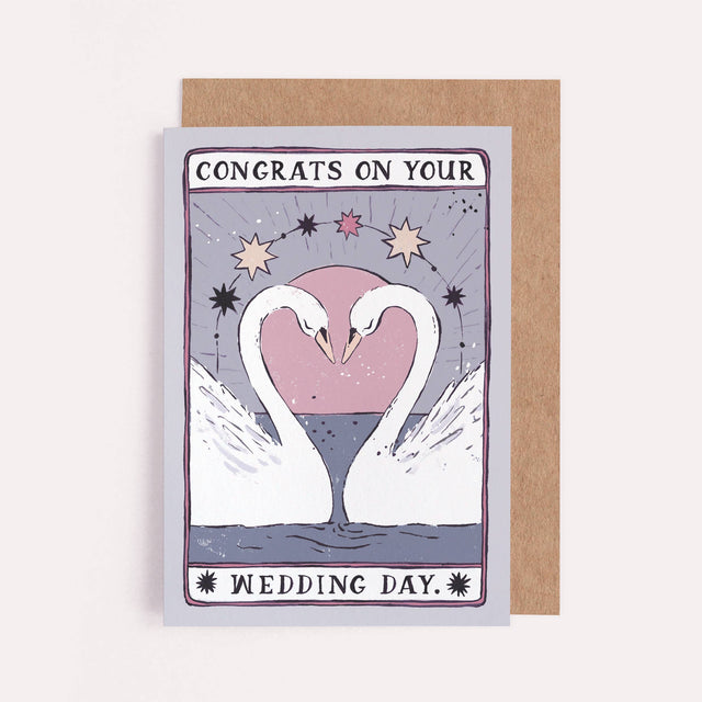 Swans Wedding Tarot Card