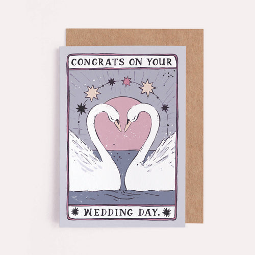 Swans Wedding Tarot Card