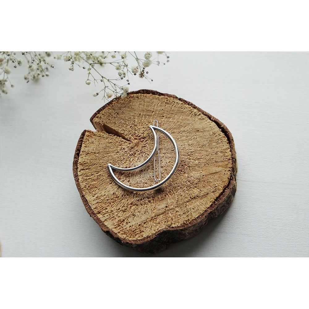 Barrette Luna Argentée