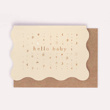 Load image into Gallery viewer, Hello Baby Wavy Card