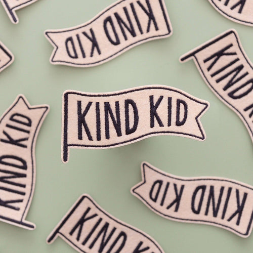 Kind Kid Embroidered Patch