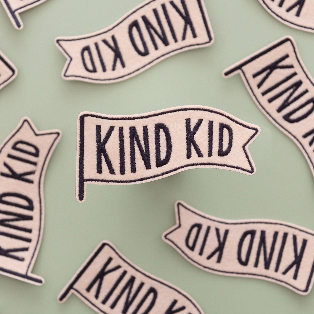 Kind Kid Embroidered Patch