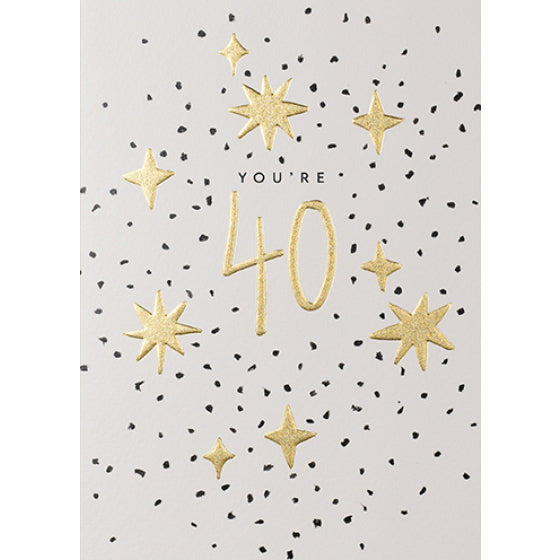 40 Celestial Birthday Card
